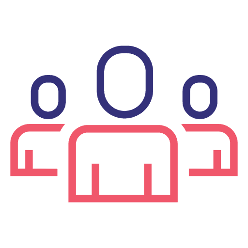 Social distancing icon